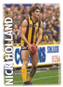 1996-97 Optus Vision Pro Squad #25 Nick Holland Front